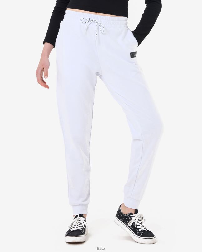 bílé unisex tepláky fila arlo 0668L2662 bílý FILA