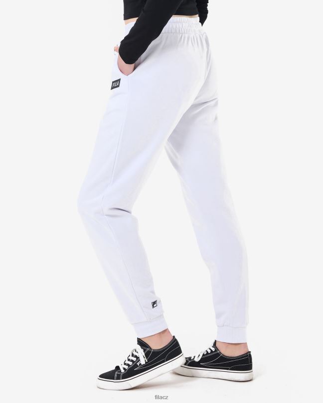 bílé unisex tepláky fila arlo 0668L2662 bílý FILA