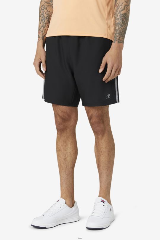 black fila pickleball short 0668L1119 Černá FILA