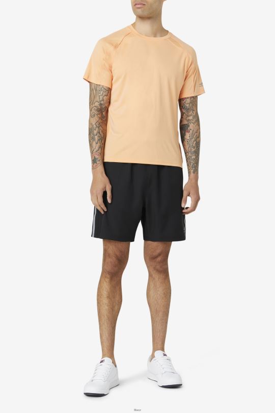black fila pickleball short 0668L1119 Černá FILA
