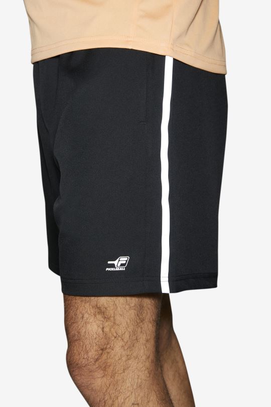 black fila pickleball short 0668L1119 Černá FILA