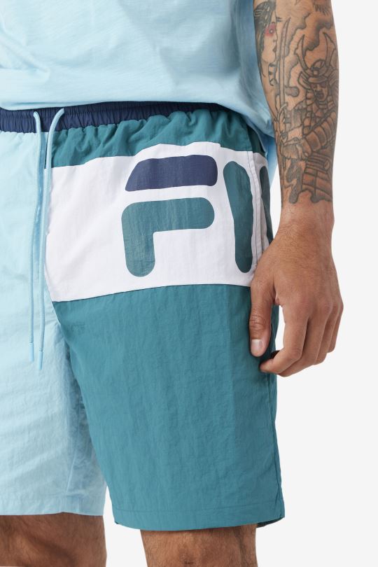 cosire swim short petit four/bayou/white fila 0668L665 petit four/bayou/white FILA