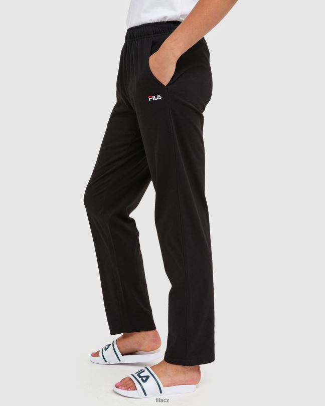 černé fila klasické unisex žerzejové kalhoty 0668L2445 Černá FILA