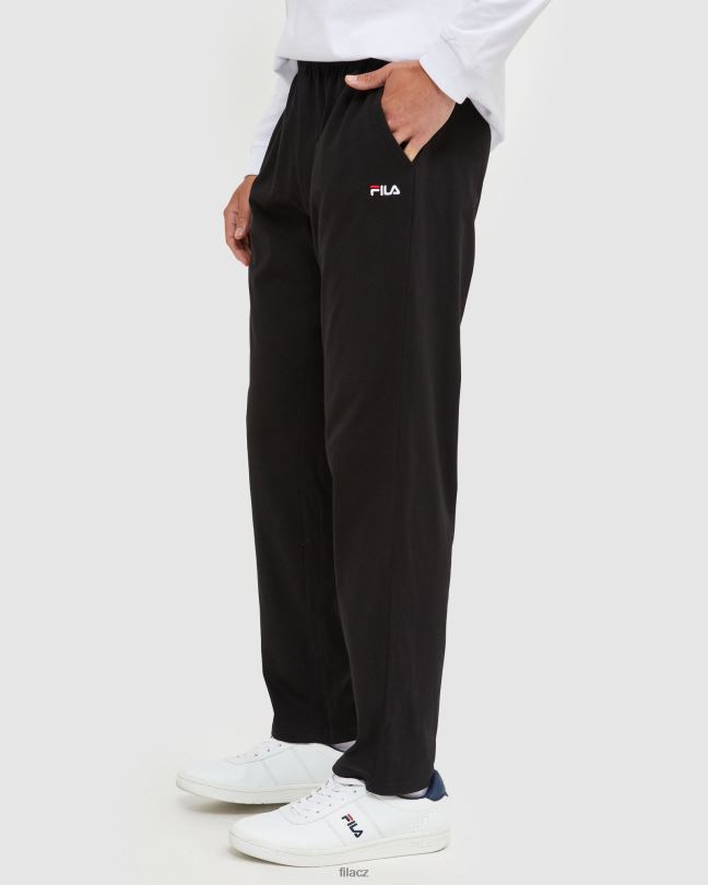 černé fila klasické unisex žerzejové kalhoty 0668L2445 Černá FILA