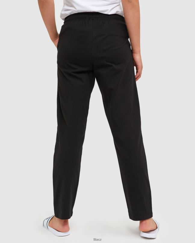 černé fila klasické unisex žerzejové kalhoty 0668L2445 Černá FILA