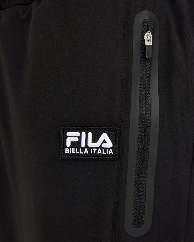 černé pánské běžecké kalhoty luca fila 0668L2664 Černá FILA