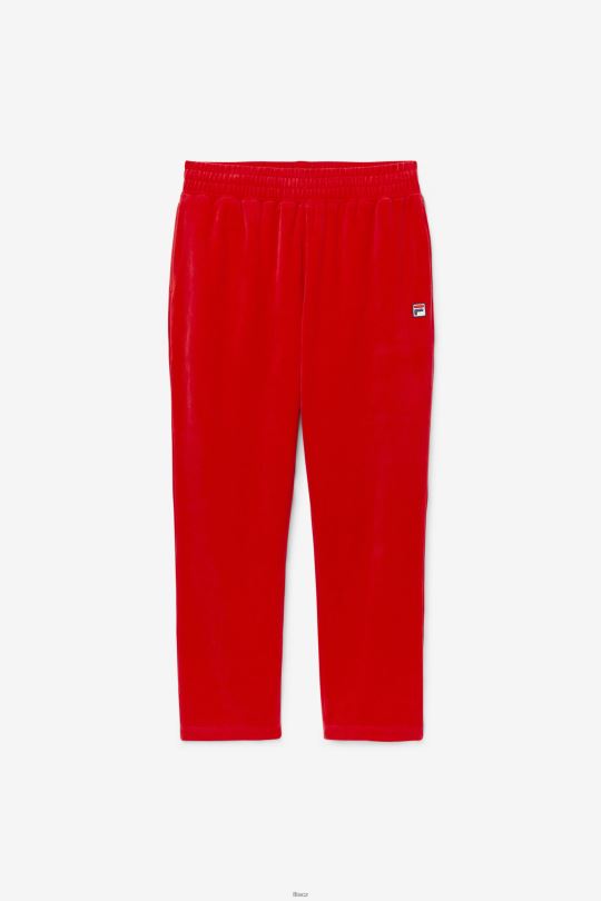 červené velurové kalhoty fila o-fit 0668L561 Červené FILA
