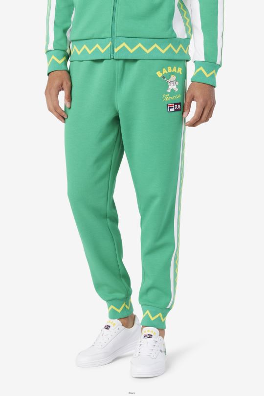 fila deep mint/white fila x rb babar evertt jogger 0668L700 hluboká mátová/bílá FILA