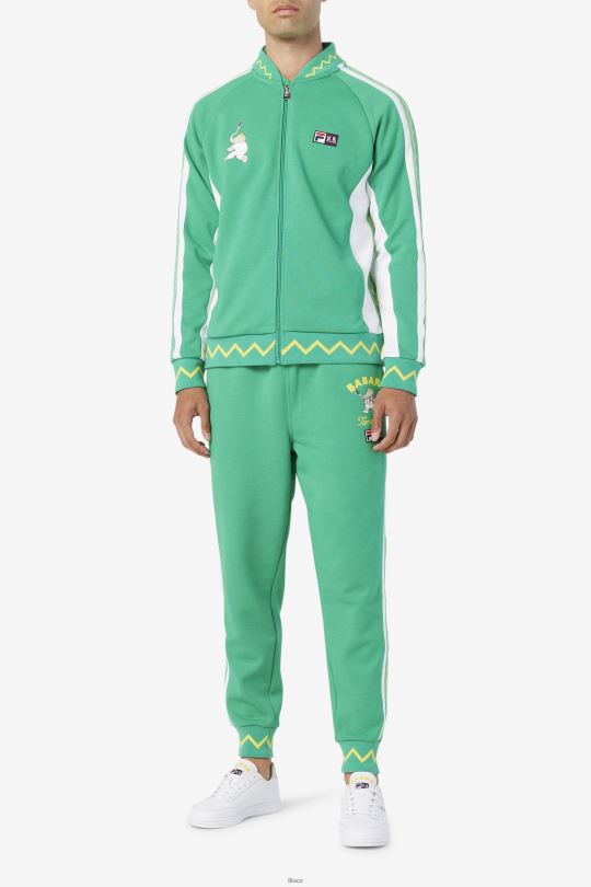 fila deep mint/white fila x rb babar evertt jogger 0668L700 hluboká mátová/bílá FILA
