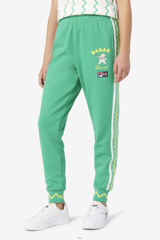 fila deep mint/white fila x rb babar evertt jogger 0668L700 hluboká mátová/bílá FILA
