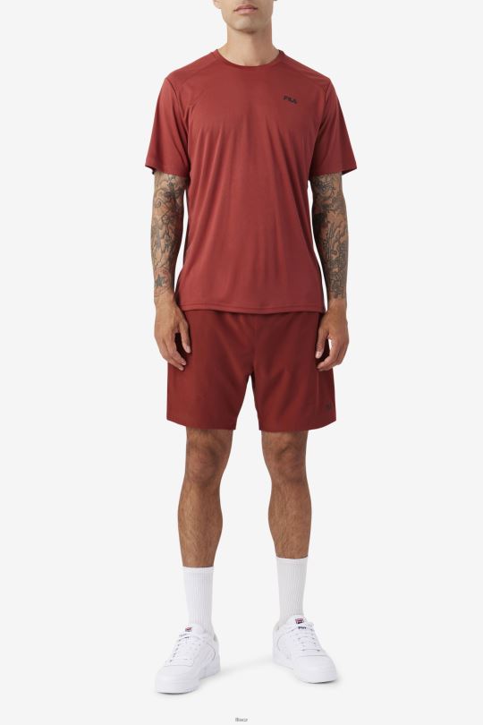 fila červenohnědá/černá finula krátká 0668L622 červenohnědá/černá FILA