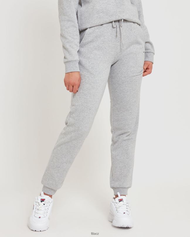 fila klasické unisex kalhoty stříbrné marle 0668L2455 stříbrný marle FILA