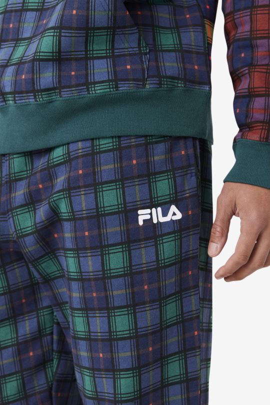 fila kolejní kostkovaný jogger červnová chyba/rebarbora/námořnictvo 0668L613 červnová chyba/rebarbora/námořnictvo FILA