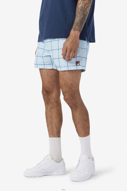 fila modrá/námořnická/něžná žlutá linecall plavky short 0668L604 modrá/námořnická/něžně žlutá FILA