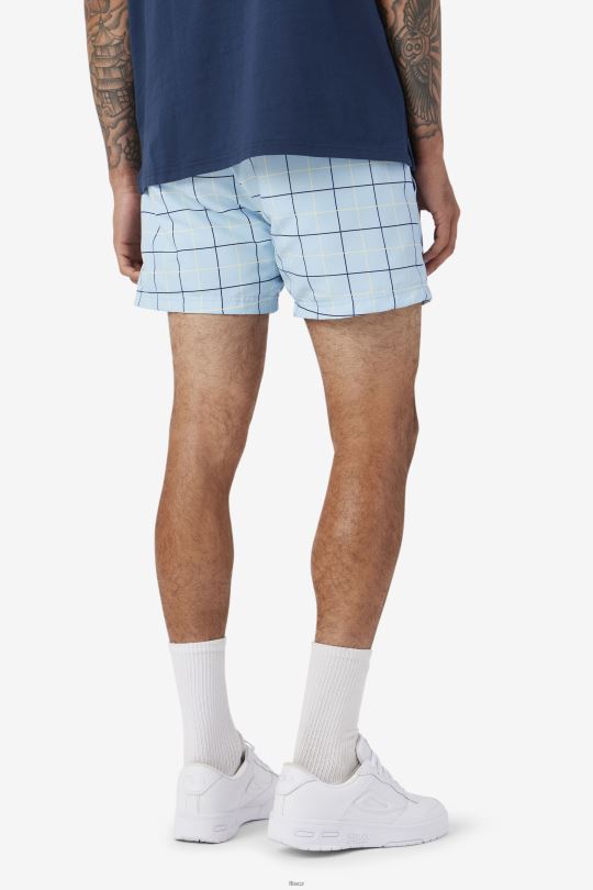 fila modrá/námořnická/něžná žlutá linecall plavky short 0668L604 modrá/námořnická/něžně žlutá FILA
