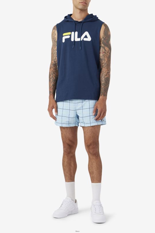 fila modrá/námořnická/něžná žlutá linecall plavky short 0668L604 modrá/námořnická/něžně žlutá FILA