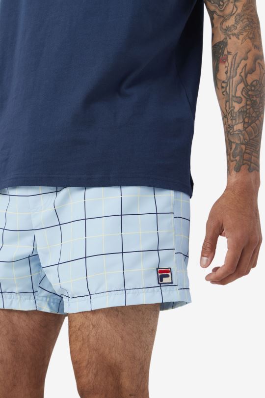 fila modrá/námořnická/něžná žlutá linecall plavky short 0668L604 modrá/námořnická/něžně žlutá FILA
