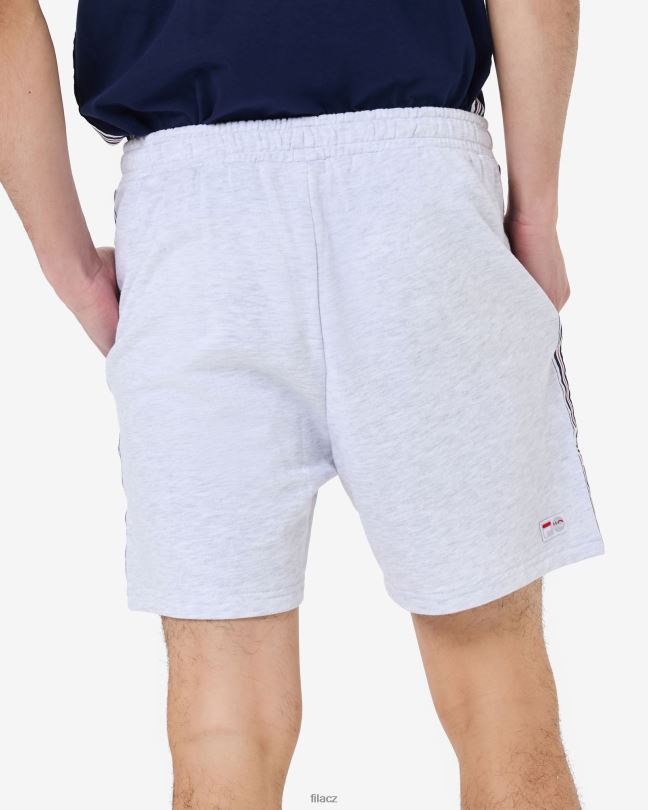 fila světle šedá marle pánská elias krátká 0668L2530 světle šedá marle FILA