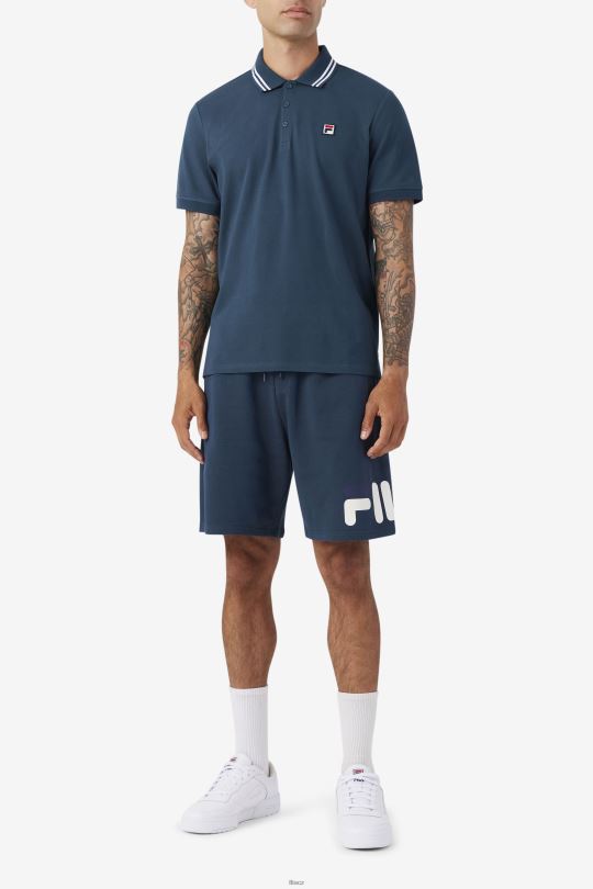 fila teal/egret/navy zeshawn krátký 0668L658 zelenomodrá/egret/námořnictvo FILA
