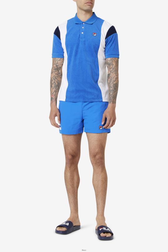 fila vantage plavky short strong blue/white 0668L673 silná modrá/bílá FILA