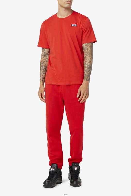 garin jogger fila červená 0668L644 Červené FILA