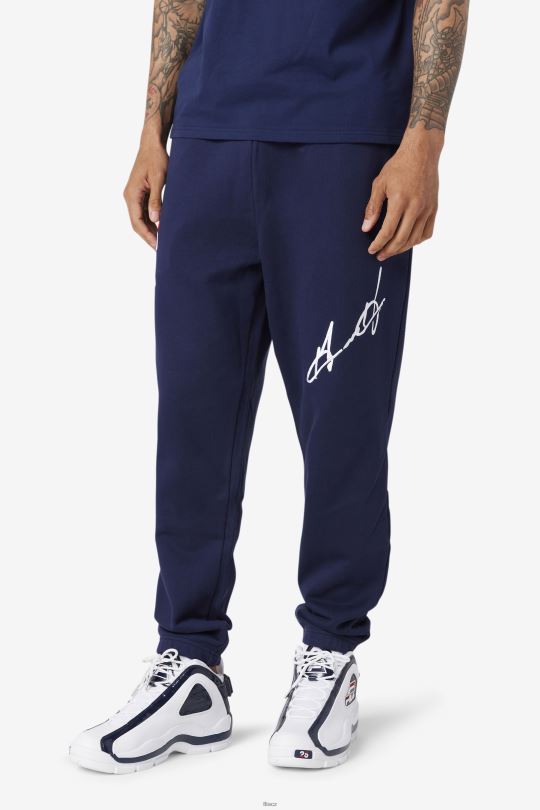 grant hill orson pant fila námořnictvo 0668L590 námořnictvo FILA