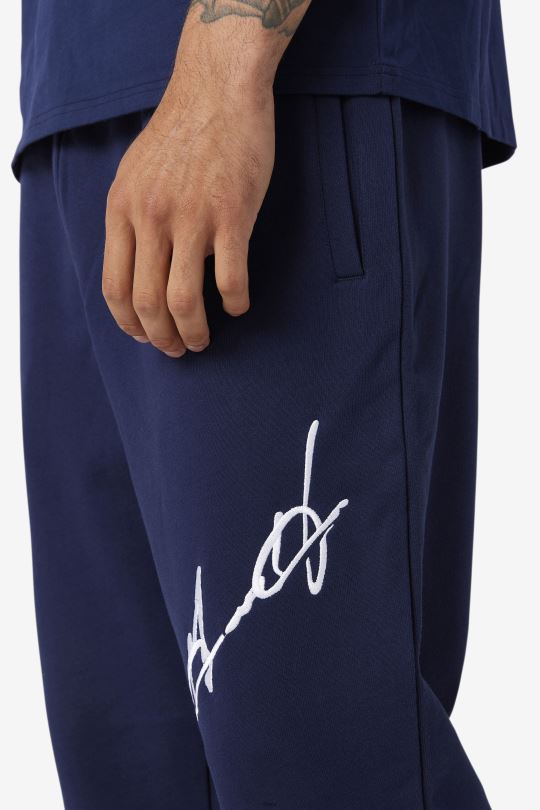 grant hill orson pant fila námořnictvo 0668L590 námořnictvo FILA