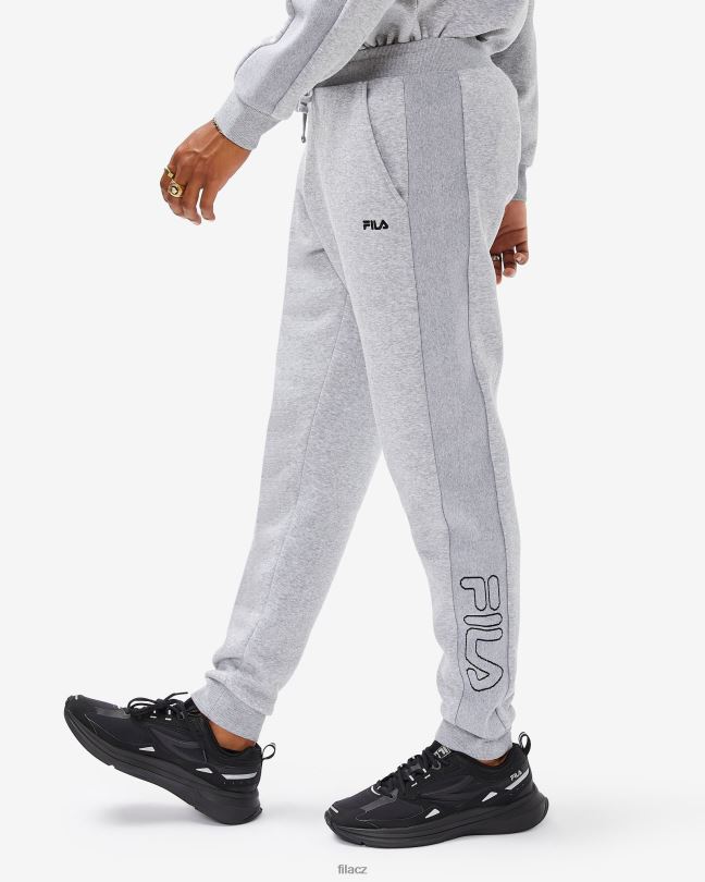 grey marle fila pánské tepláky Jay 0668L2661 šedá marle FILA