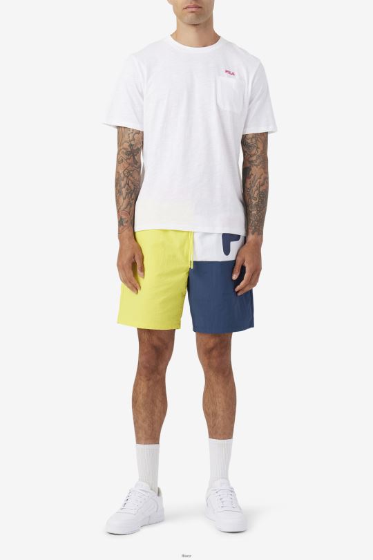 žlutá/námořnická/bílá cosire swim short fila 0668L666 žlutá/námořnická/bílá FILA