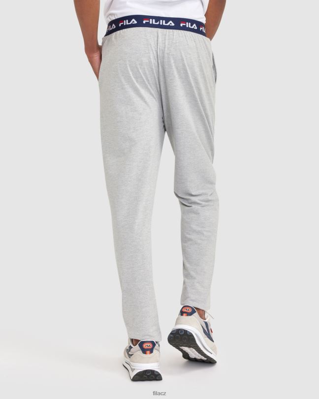 pánské basic kalhoty fila silver marle 0668L2330 stříbrný marle FILA