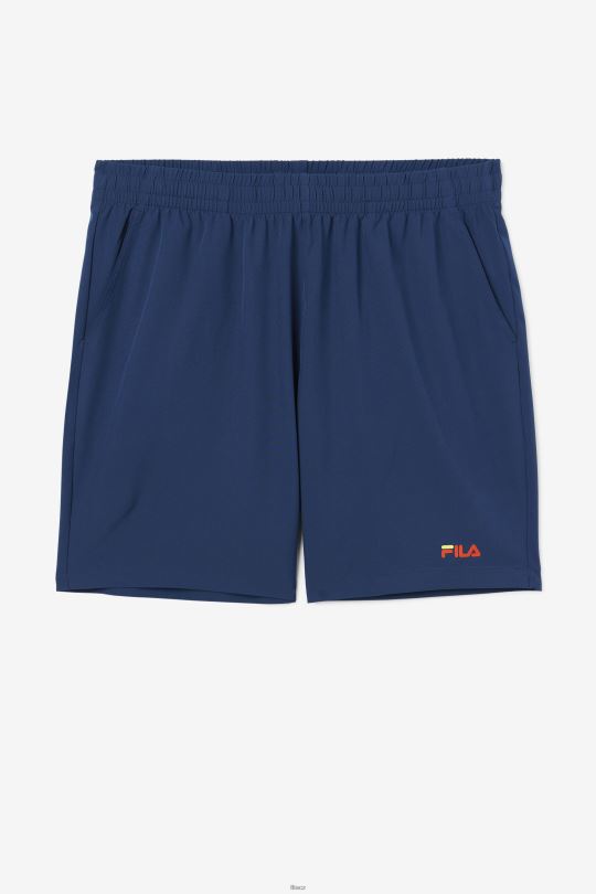ravini short navy/yellow/cherry tomato fila 0668L611 námořnická/žlutá/třešňové rajče FILA