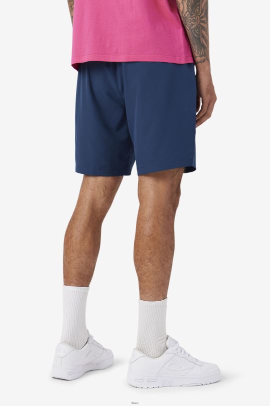 ravini short navy/yellow/cherry tomato fila 0668L611 námořnická/žlutá/třešňové rajče FILA