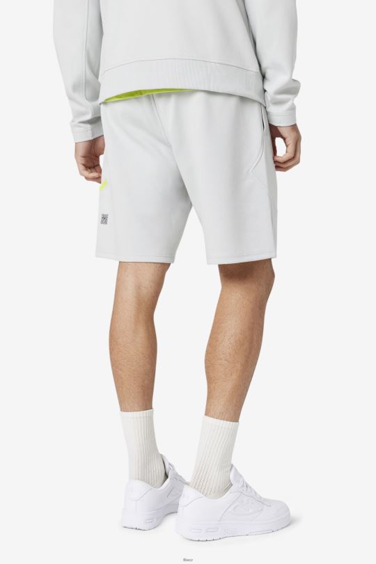 rihaan short fila stone/lime punch 0668L638 kámen/vápno punč FILA