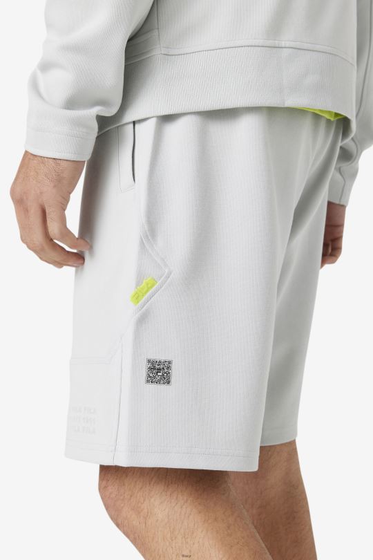 rihaan short fila stone/lime punch 0668L638 kámen/vápno punč FILA
