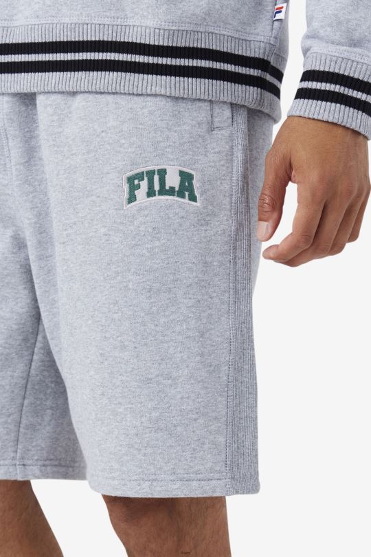světle šedá opuka/modrý smrk fila logan krátká 0668L693 světle šedá opuka/modrý smrk FILA