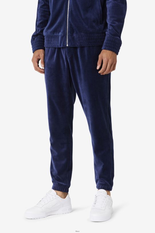 velurové kalhoty fila navy deverall 0668L574 námořnictvo FILA