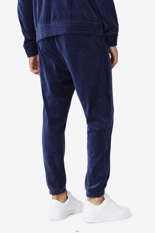 velurové kalhoty fila navy deverall 0668L574 námořnictvo FILA