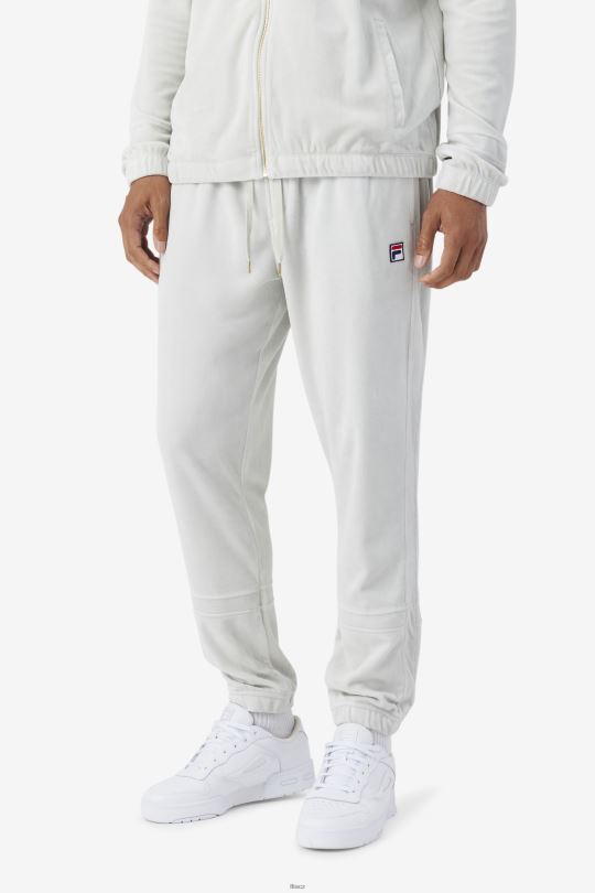 velurové kalhoty s dawn blue fila ravid 0668L579 svítání modrá FILA