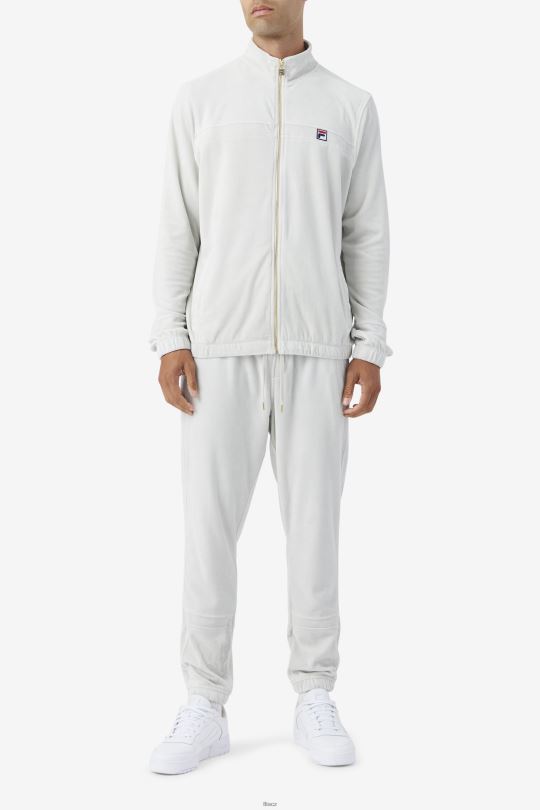 velurové kalhoty s dawn blue fila ravid 0668L579 svítání modrá FILA
