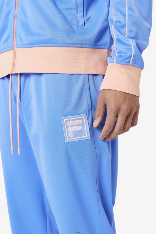 wayan track pant fila modrá/korálový oblak/kámen 0668L704 modrý/korálový oblak/kámen FILA