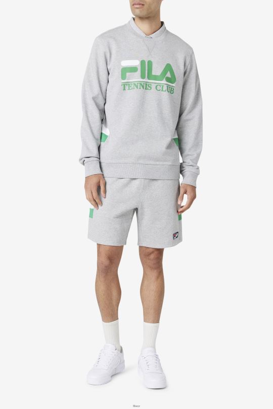 ameh mikina světle šedá/želé/bílá fila 0668L467 světle šedá/želé/bílá FILA