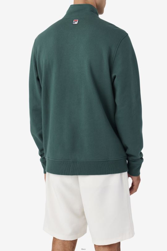 june bug/stone nima 1/4 zip mikina fila 0668L546 červnová chyba/kámen FILA
