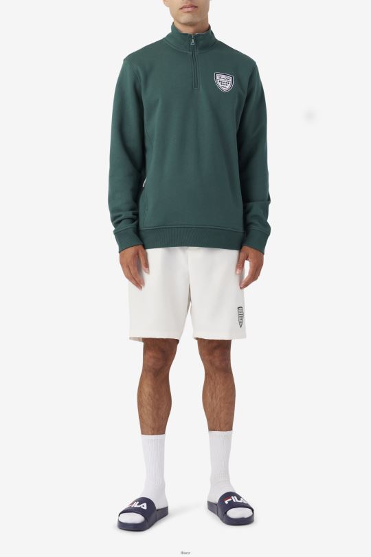 june bug/stone nima 1/4 zip mikina fila 0668L546 červnová chyba/kámen FILA