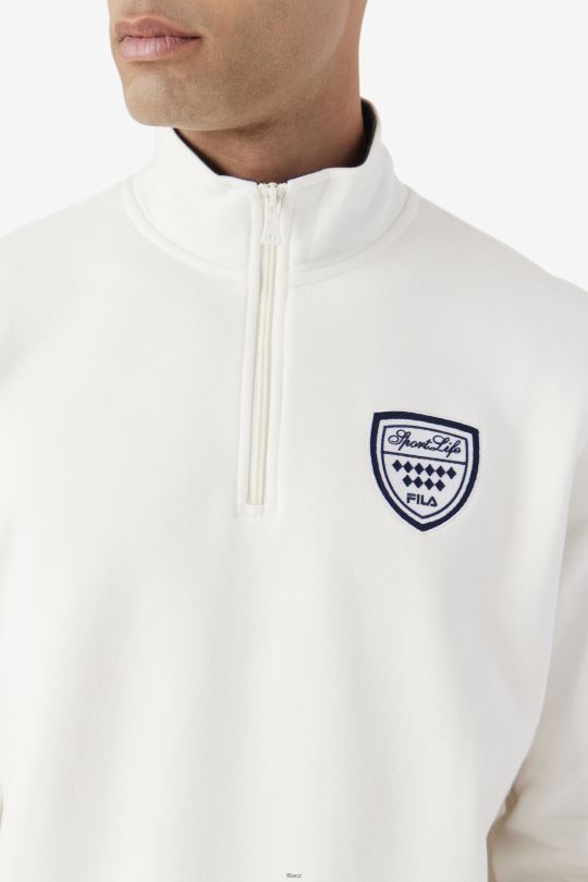 mikina fila nima 1/4 zip gardenia/navy/červenec bug 0668L547 gardénie/námořnictvo/červnová chyba FILA