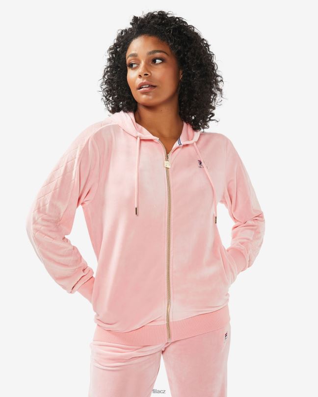 bledě růžová fila unisex osika bunda 0668L2523 bledá růže FILA