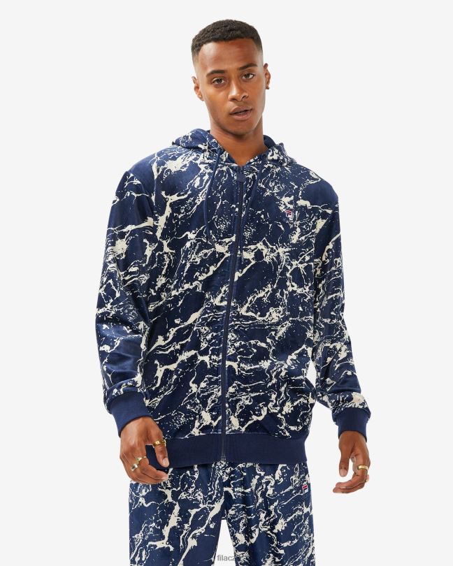 námořnická mramorová unisex bunda fila 0668L2502 námořnický mramor FILA