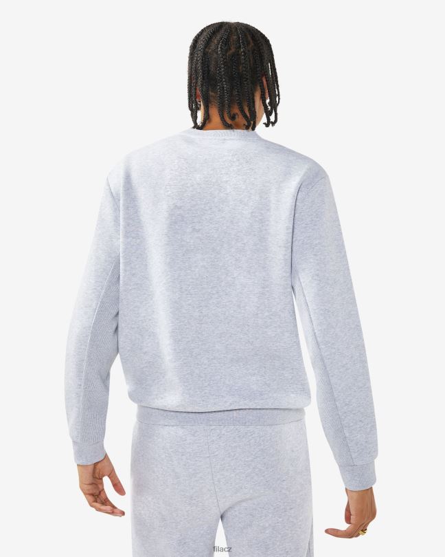 světle šedá marle fila unisex odznak 2.0 crew 0668L2511 světle šedá marle FILA
