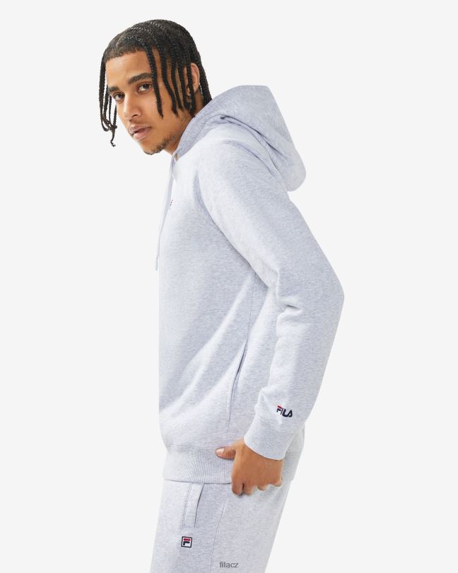 unisex odznak 3.0 kapuce fila světle šedá marle 0668L2510 světle šedá marle FILA