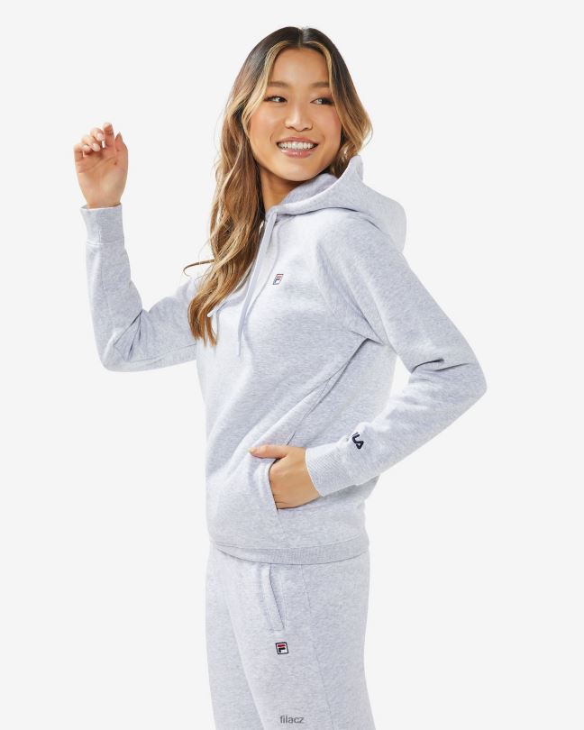 unisex odznak 3.0 kapuce fila světle šedá marle 0668L2510 světle šedá marle FILA