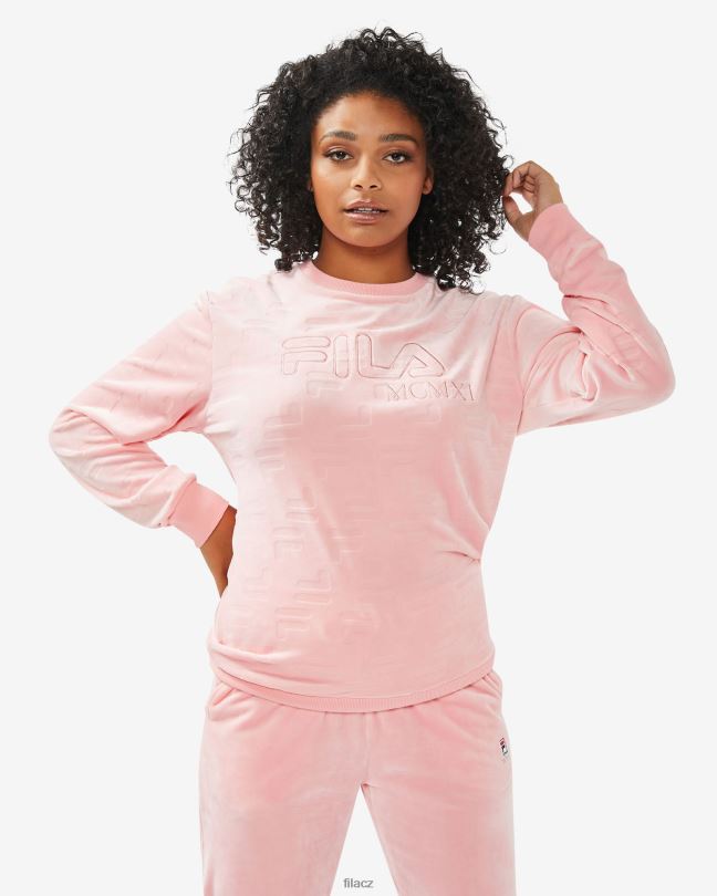 unisex osika crew fila bledě růže 0668L2522 bledá růže FILA